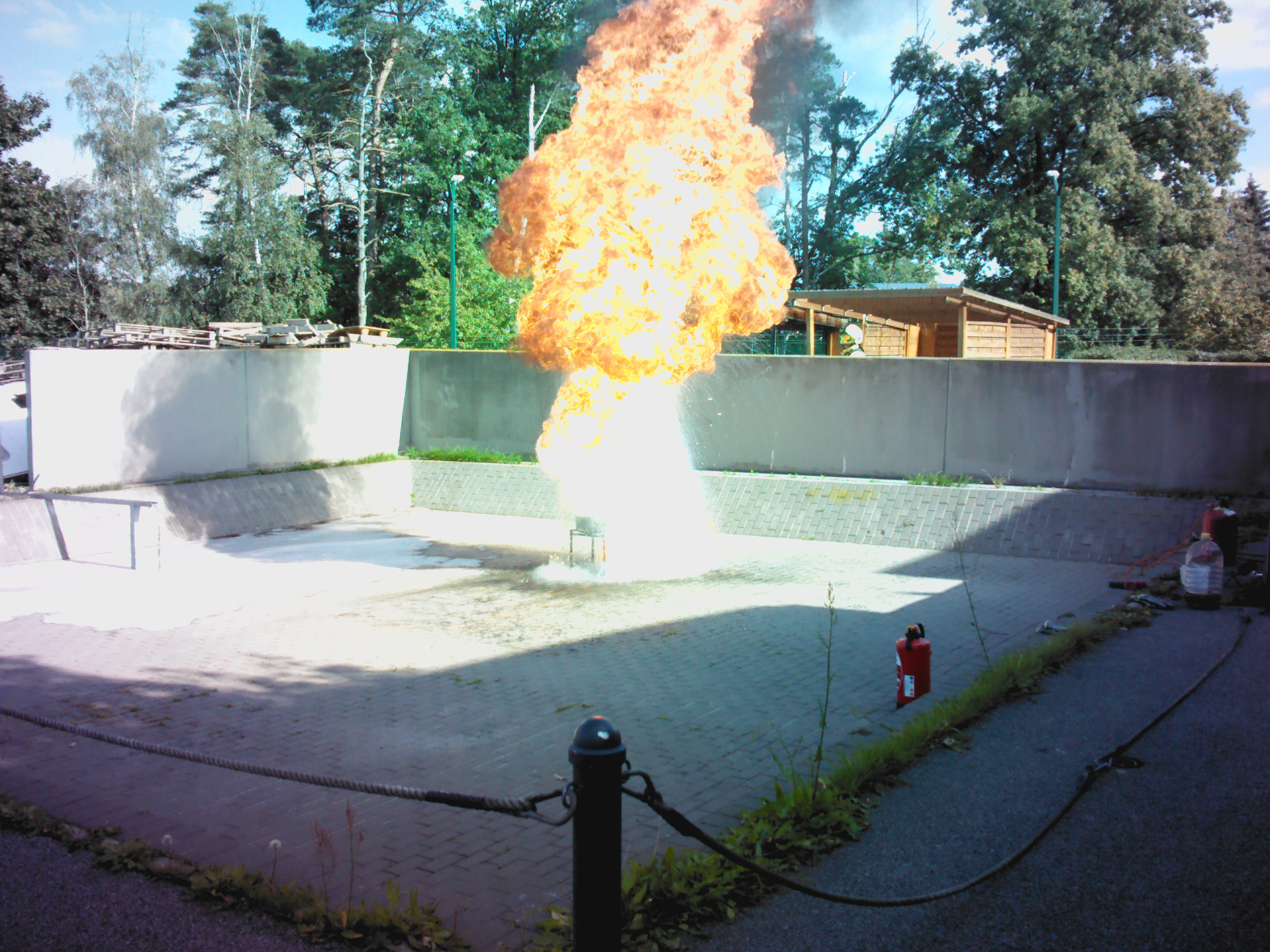echtbild Fettbrand